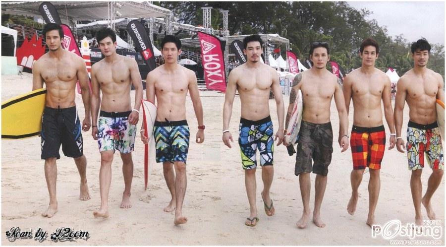 7 หนุ่มหล่อ ออนเดอะบีช @ VOLUME vol. 7 no.156 October 2011