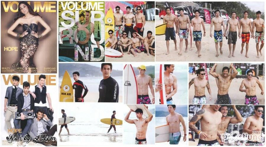 7 หนุ่มหล่อ ออนเดอะบีช @ VOLUME vol. 7 no.156 October 2011