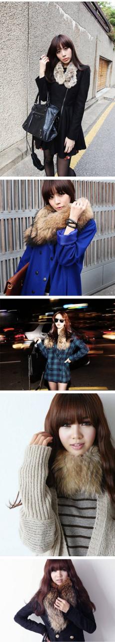 แฟชั่น ผ้าพันคอขนเฟอร์นุ่ม ๆ สไตล์คุณหนูไฮโซ