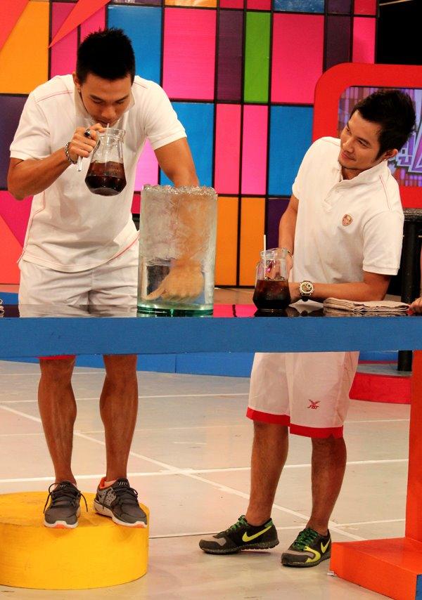 ลีซอ-ธีรเทพ & แมท-ปิยชาติ บันทึกเทปรายการ "คู่ซี้คู่แซบ"