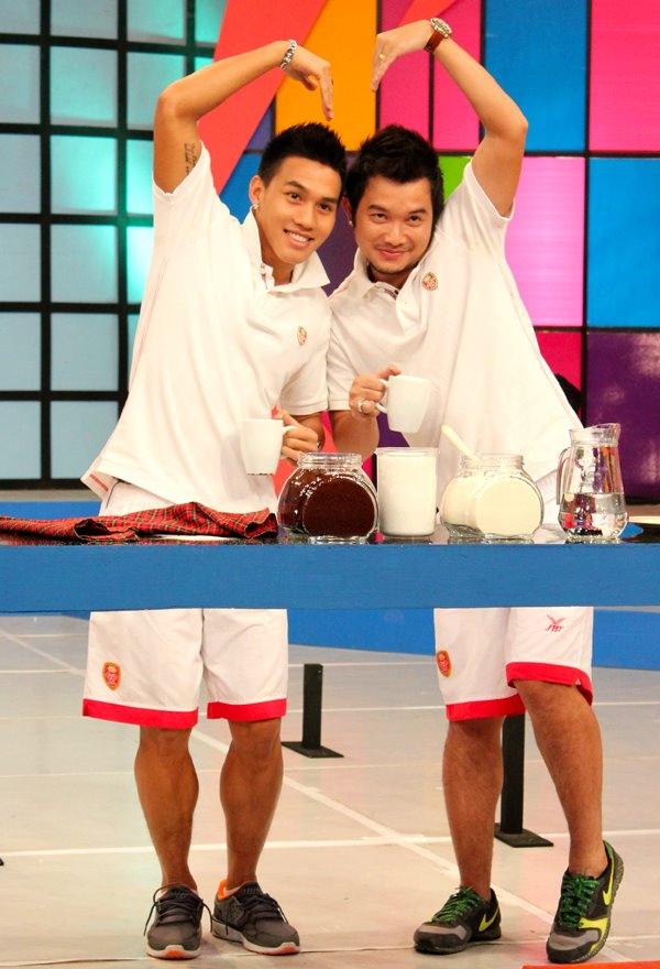 ลีซอ-ธีรเทพ & แมท-ปิยชาติ บันทึกเทปรายการ "คู่ซี้คู่แซบ"