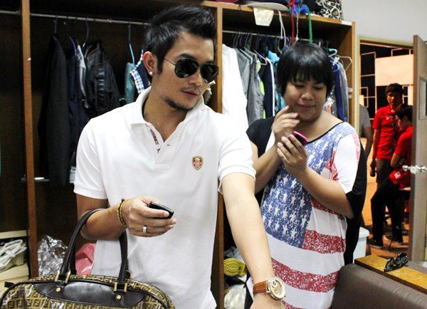 ลีซอ-ธีรเทพ & แมท-ปิยชาติ บันทึกเทปรายการ "คู่ซี้คู่แซบ"