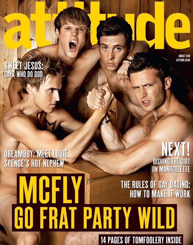 McFly Naked for Attitude UK August 2010
