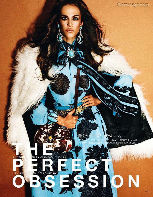 Aymeline Valade @ Vogue Japan December 2011