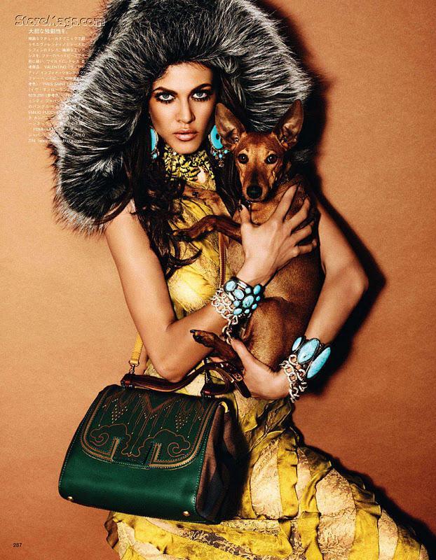 Aymeline Valade @ Vogue Japan December 2011