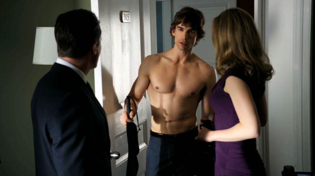 Christopher Gorham Shirtless In Covert Affairs Ep