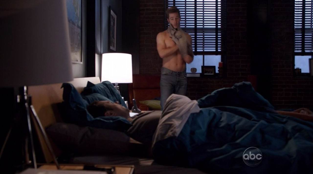 Luke MacFarlane Shirtless in Brothers & Sisters