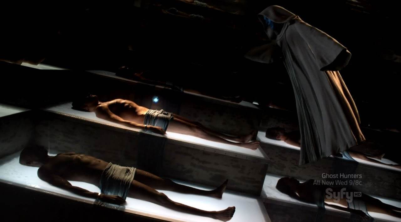 Tahmoh Penikett Shirtless in SyFy Film "Riverworld"