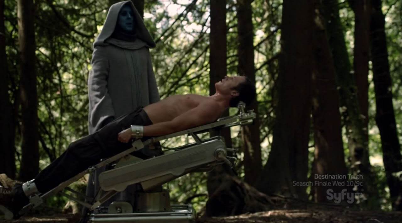 Tahmoh Penikett Shirtless in SyFy Film "Riverworld"