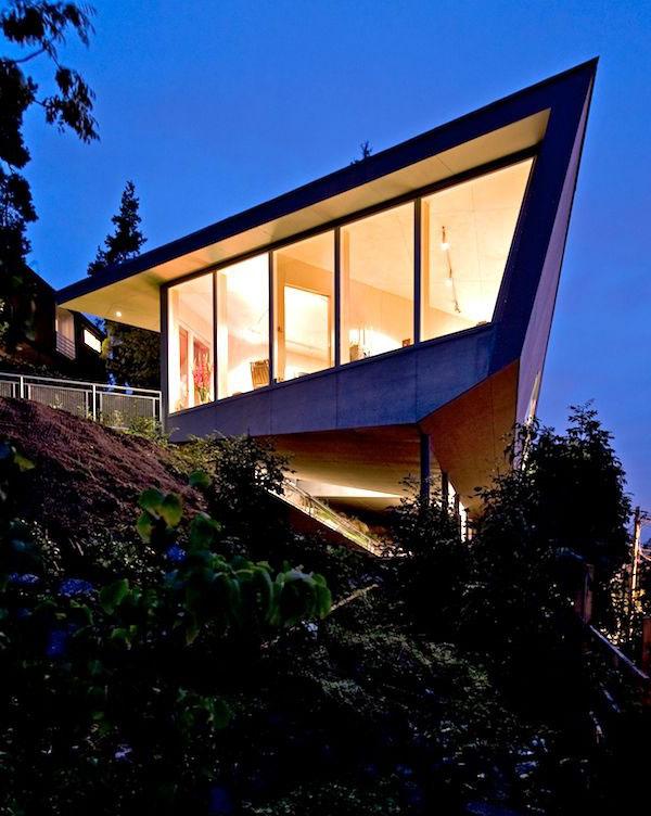 Cliff Home Plan - "Edgy" in Norway