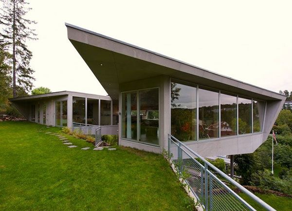 Cliff Home Plan - "Edgy" in Norway