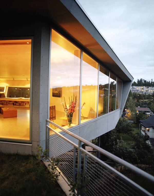 Cliff Home Plan - "Edgy" in Norway