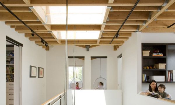 ทางเดินกระจกเก๋ดีIndustrial Style House Plan - Suburban Exterior, Industrial Interior