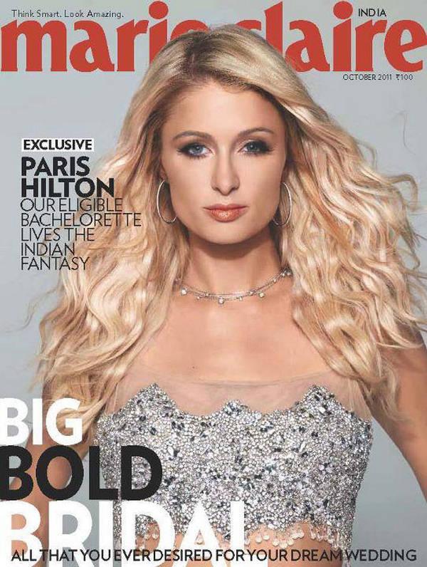 Paris Hilton @ Marie Claire India October 2011