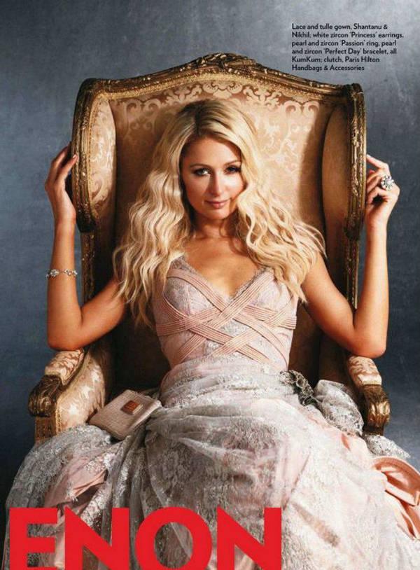 Paris Hilton @ Marie Claire India October 2011
