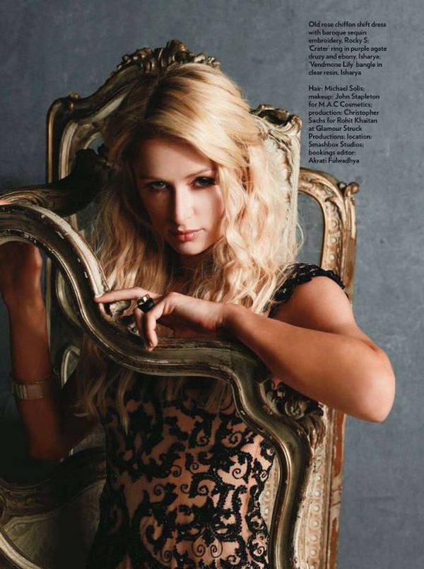 Paris Hilton @ Marie Claire India October 2011