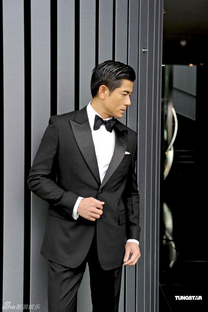 Aaron Kwok behind the fashion shoot @ Gherkin in London