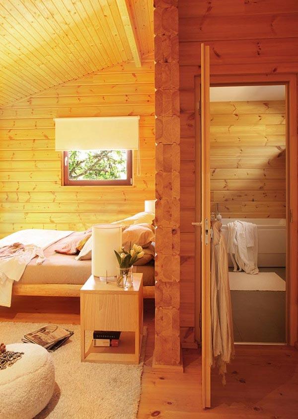 Laminated Pinewood House by Nordicasa Design & Construction. We love it!