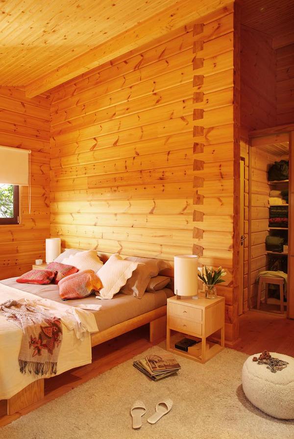 Laminated Pinewood House by Nordicasa Design & Construction. We love it!