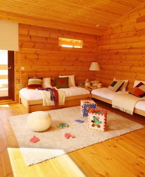 Laminated Pinewood House by Nordicasa Design & Construction. We love it!