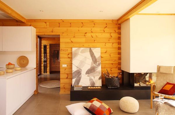 Laminated Pinewood House by Nordicasa Design & Construction. We love it!