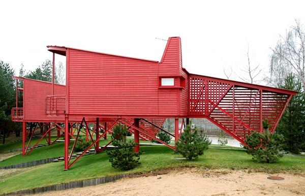 Raised Home Design &ndash; Renovated Guest Homes at Russian Resort