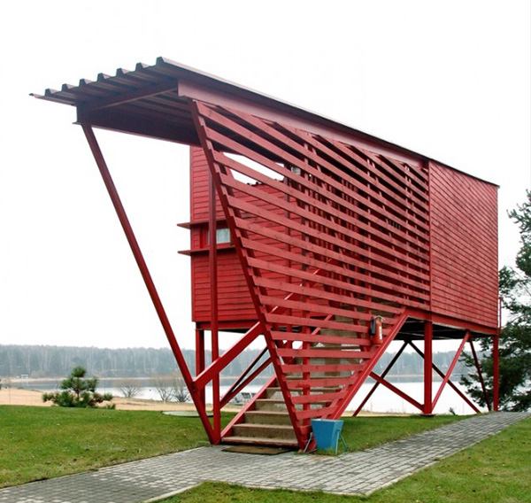 Raised Home Design &ndash; Renovated Guest Homes at Russian Resort