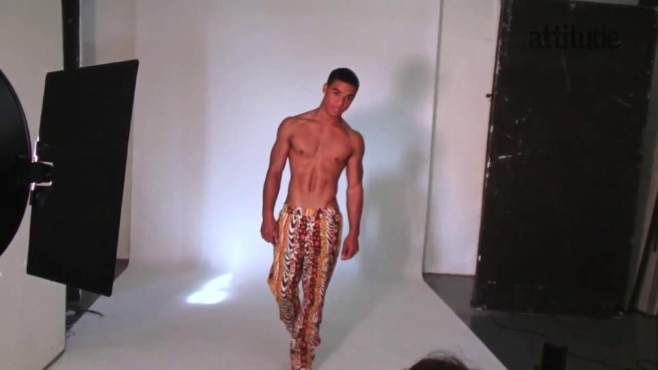 Lucien Laviscount Shirtless Attitude Photoshoot