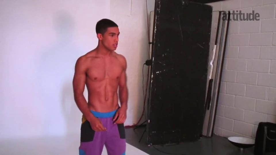 Lucien Laviscount Shirtless Attitude Photoshoot