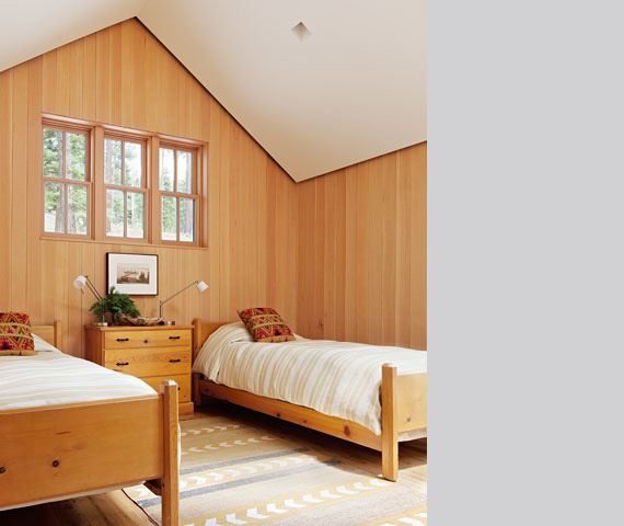 Timber Wood Home in Natural Courtyard Setting