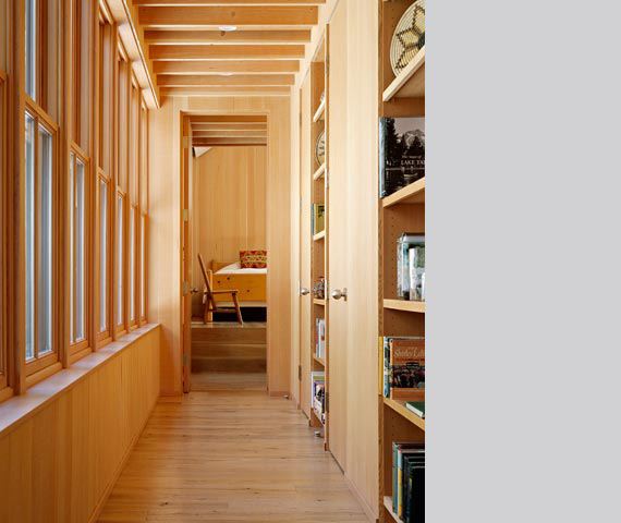 Timber Wood Home in Natural Courtyard Setting