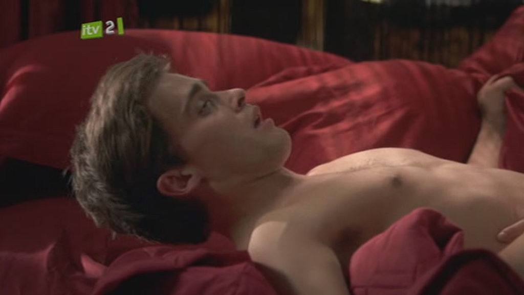 Christian Cooke Naked in "Trinity" Premiere