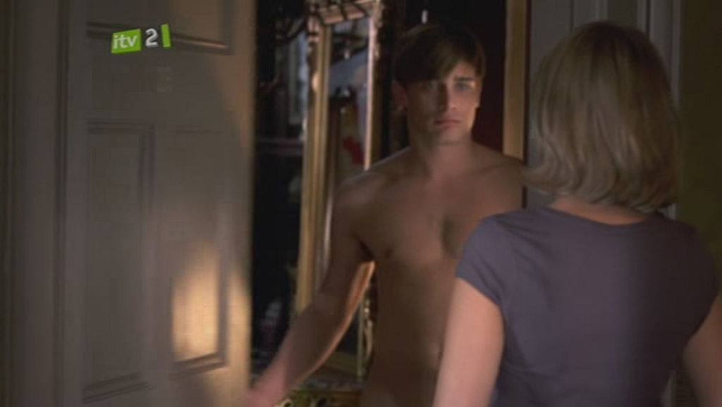 Christian Cooke Naked in "Trinity" Premiere