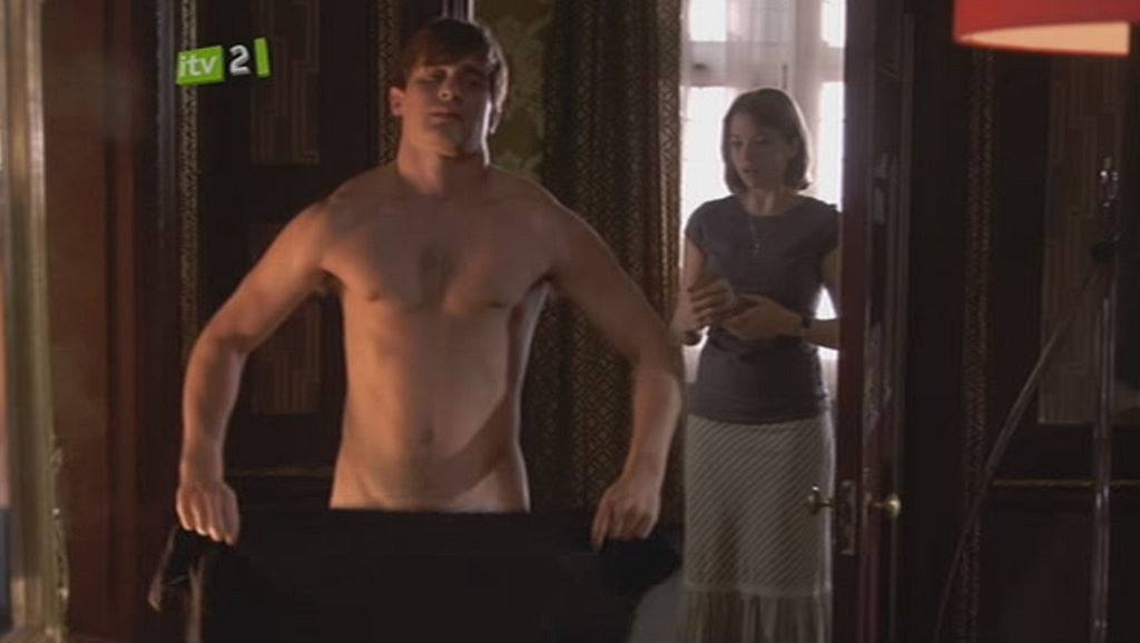 Christian Cooke Naked in "Trinity" Premiere