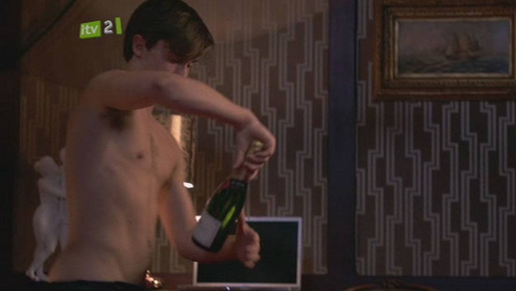 Christian Cooke Naked in "Trinity" Premiere