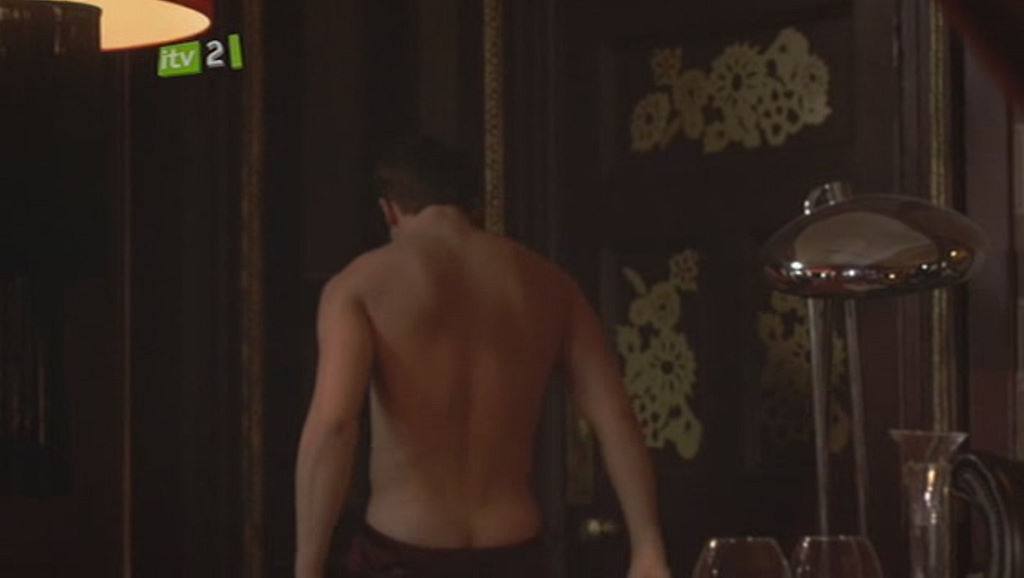 Christian Cooke Naked in "Trinity" Premiere