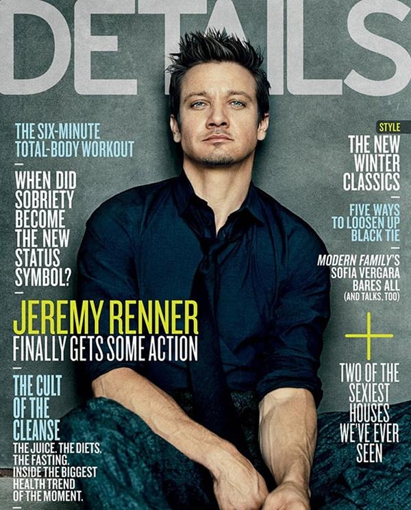 Jeremy Renner @ Details Magazine December 2011