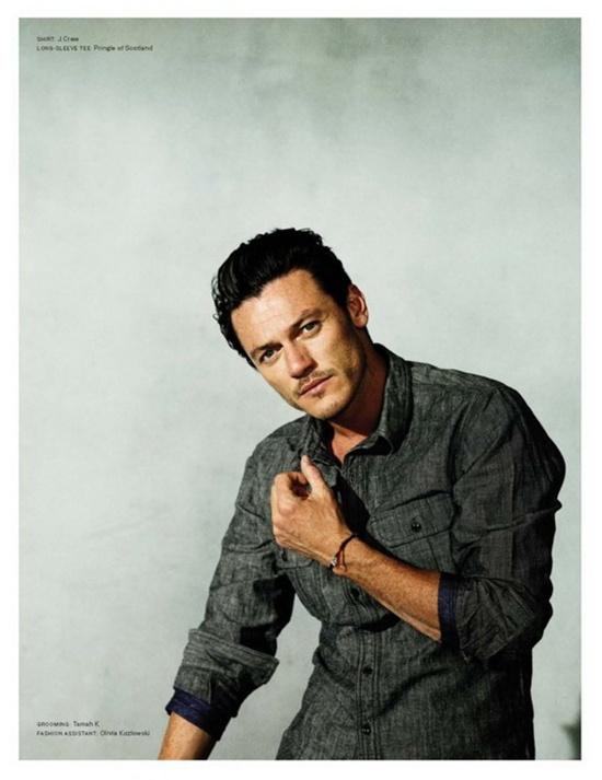 Luke Evans @ Los Angeles Times Magazine Nov.2011