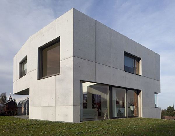 Concrete Home Designs - minimalist in Germany