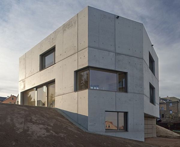 Concrete Home Designs - minimalist in Germany