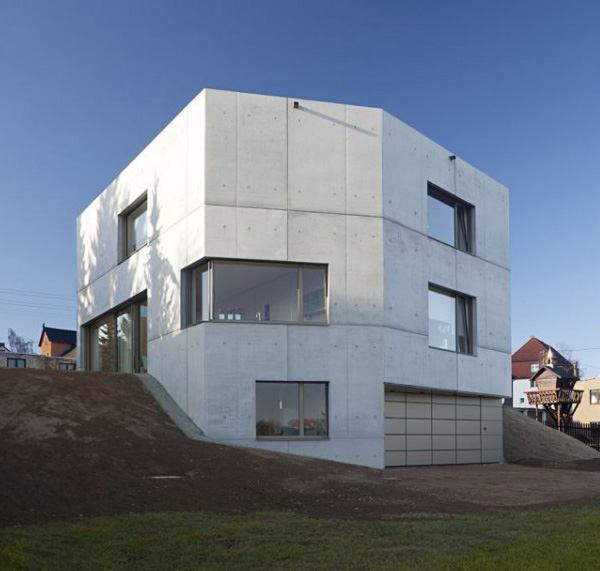Concrete Home Designs - minimalist in Germany
