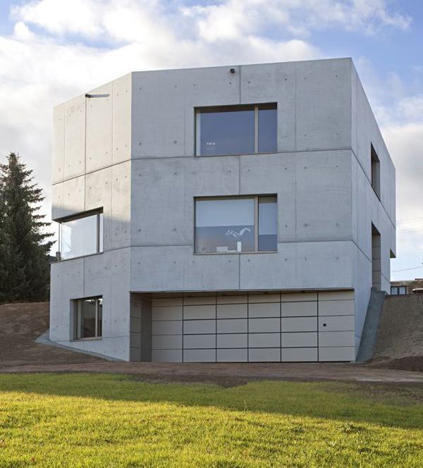 Concrete Home Designs - minimalist in Germany