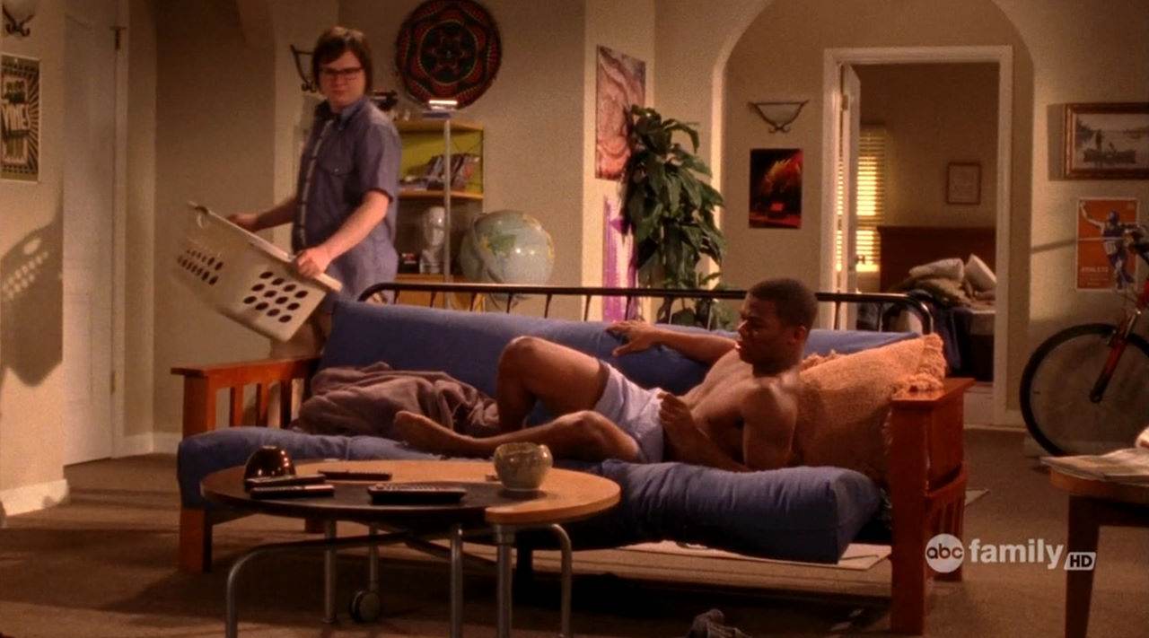 Paul James & Gregory Michael Shirtless in "Greek" Premiere