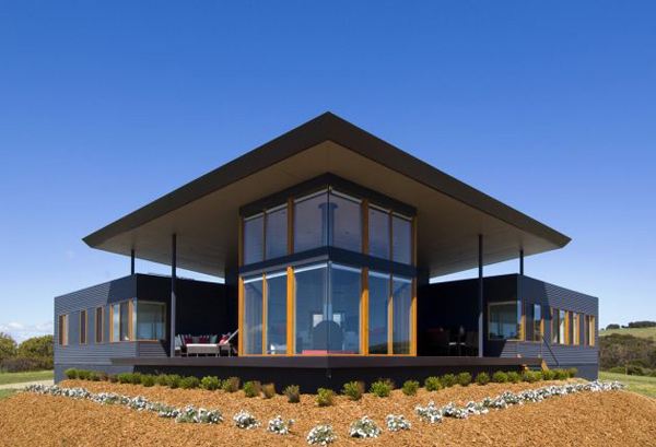 Panoramic House Plan on Australian Coast