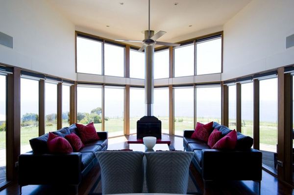 Panoramic House Plan on Australian Coast