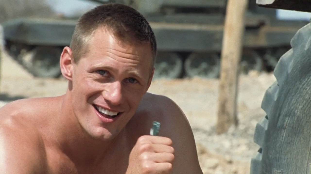 Alexander Skarsg&aring;rd, Kellan Lutz, et al in "Generation Kill"