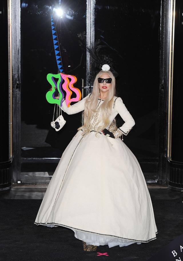 Lady Gaga Opens Christmas Workshop @ Barney's New York
