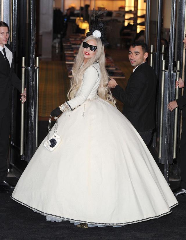 Lady Gaga Opens Christmas Workshop @ Barney's New York