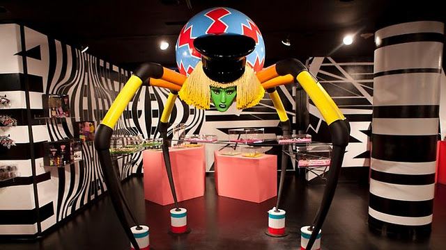 Lady Gaga Opens Christmas Workshop @ Barney's New York