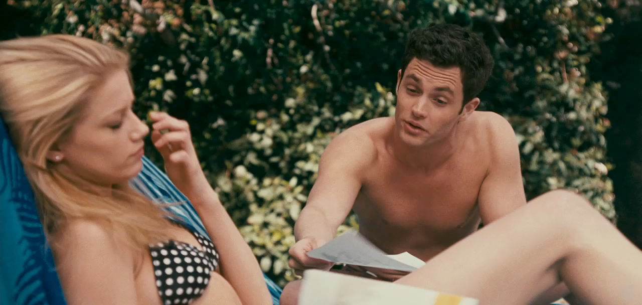 Penn Badgley Shirtless in "The Stepfather" Trailer